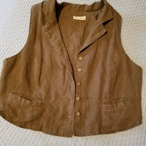 Knock Knock Linen Handmade Lithuania Vest